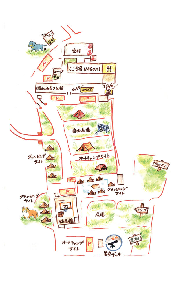 昭和ふるさと村場内マップ